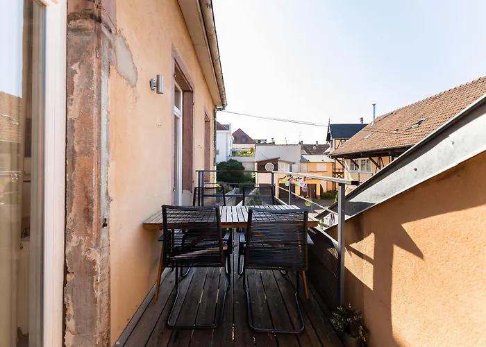 Appartement Terrace - Belle Alsace 4 - Bookingalsace Colmar